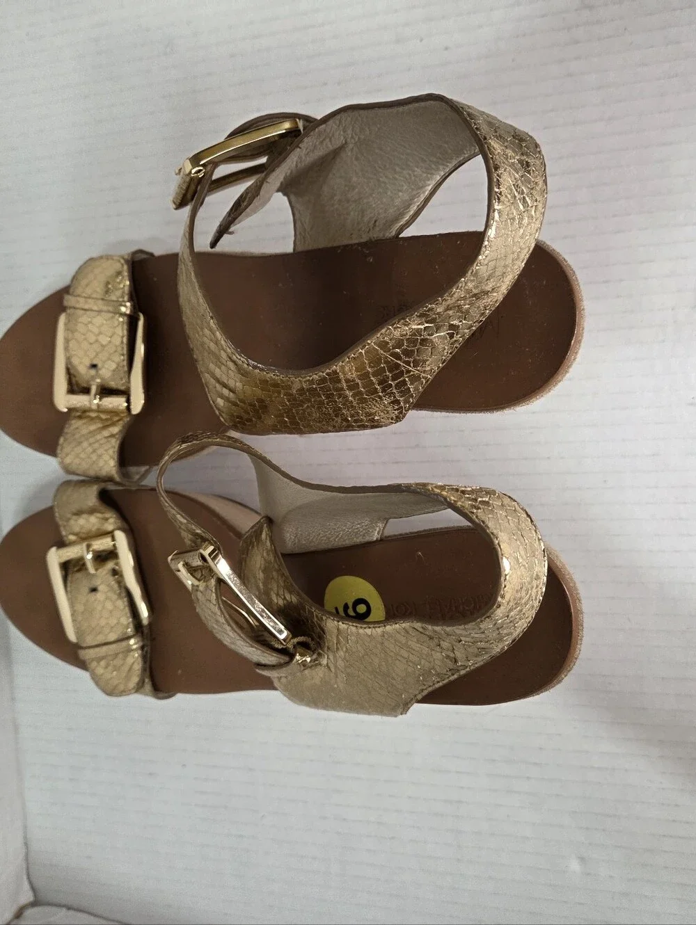 Michael Kors Warren Platform Wedge Sandals Heels